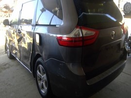 2015 TOYOTA SIENNA, GRAY, LE MODEL, 3.5L, AT,  FWD.   Z26508